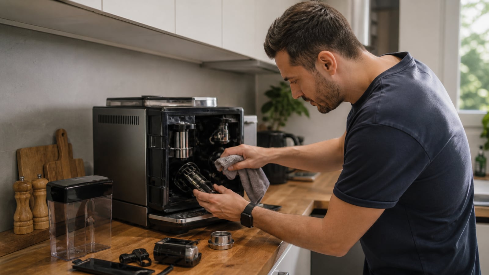 Koffiemachine thuis schoonmaken en onderhouden